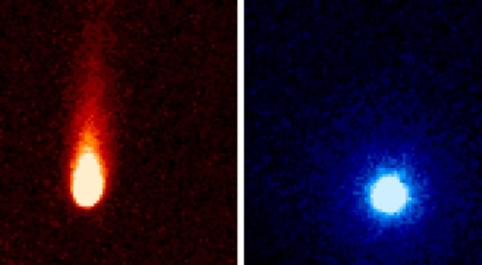 Spitzer从Comet Ison视图气体排放