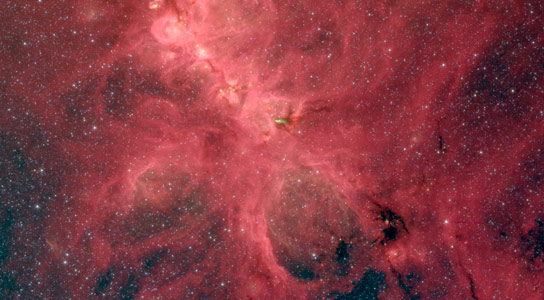 NGC 6334体验“迷你arburst”