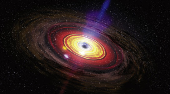 科学家揭示了银河系中心超大质量黑洞的过去爆发