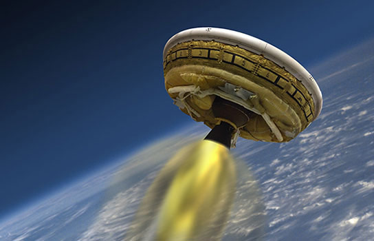 美国宇航局的LDSD'飞碟'测试飞行