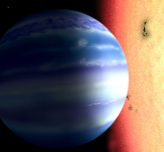 新的红外技术检测到太阳系外的行星气氛中的水