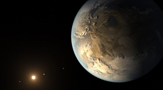 开普勒发现了“可居住区”中的一颗星的地球大小的行星