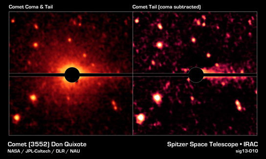 Spitzer揭示了小行星唐吉诃德是彗星