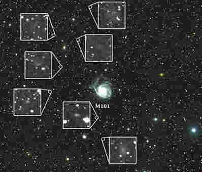 蜻蜓长焦阵列显示出七个以前看不见的矮星系