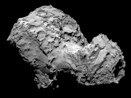 Rosetta成为与彗星结合的第一个航天器
