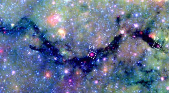 SMA揭示了宇宙种子如何成长为大规模恒星的新见解
