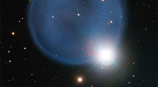 ESO非常大的望远镜观点行星星云Abell 33