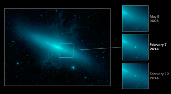 新的Spitzer在M82中的超新星图像