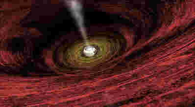 理论物理学家揭示了黑洞的动荡性质