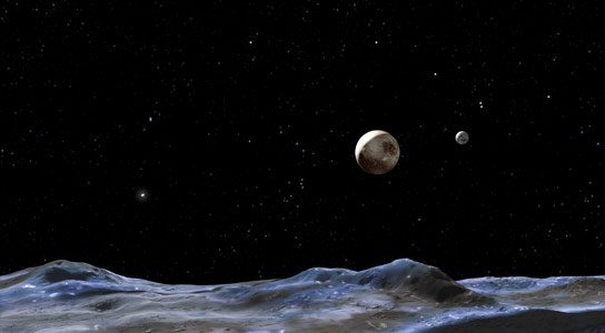 冥王星月亮夏的裂缝可以揭示它曾经有一个地下海洋