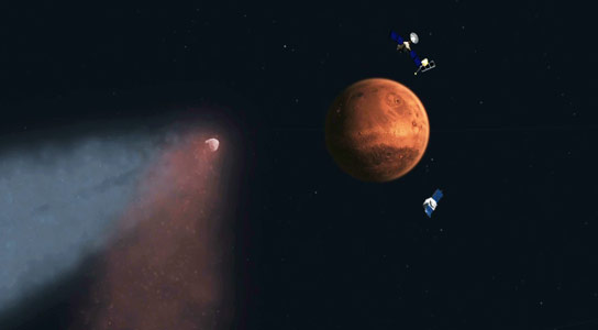 宇宙飞船揭示了春天对火星氛围的影响