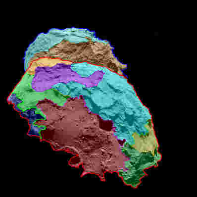 高分辨率图像揭示了67P / Churyumov-Gerasimenko彗星的表面