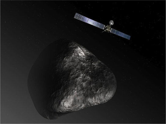 Rosetta Orbiter提供第一批科学数据