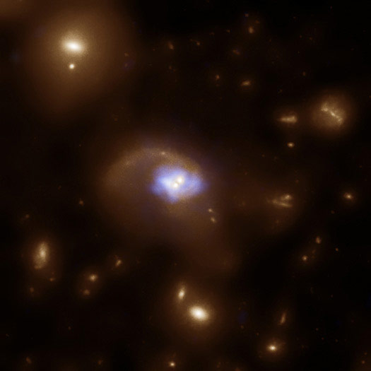 Chandra证实了活跃的银核缩小化