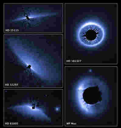 哈勃望远镜完成了对其他恒星周围尘土飞盘的最大调查