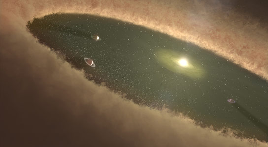 年轻的明星系统可能会透露我们自己的太阳系如何成为