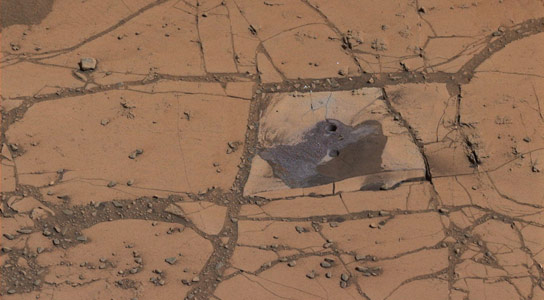 好奇号火星车提供了从轨道测绘的矿物的首次确认