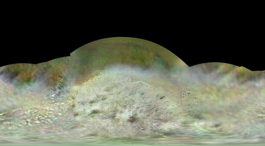 海王星月氚龙的新颜色地图