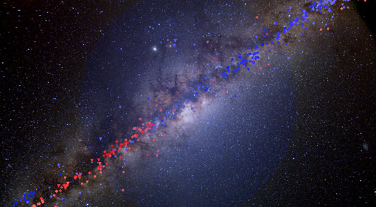 在银河系中最内部存在暗物质的证据