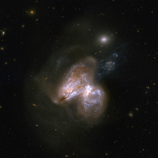 Nustar观点碰撞星系，ARP 299