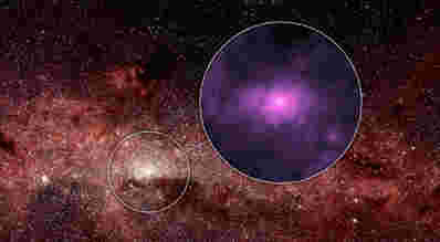 Nustar Spots在我们的银河系中心的高能X光发光