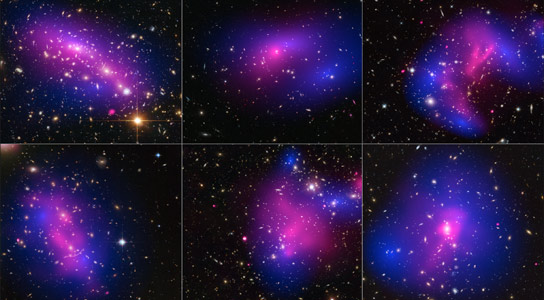 Chandra和Hubble找到可能有助于识别暗物质的线索