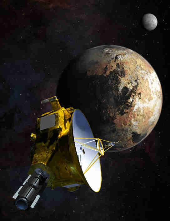 美国宇航局的新视野与冥王星相遇