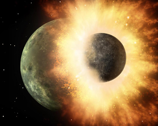 同位素证据证实了地球和月球的相互连接