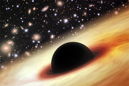 天文学家用120亿太阳能黑洞发现超级燃烧的Quasar