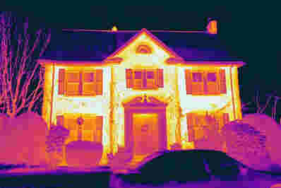 热成像快速跟踪房屋和建筑物中的能量泄漏