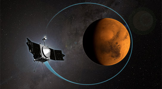 NASA的MAVEN航天器完成了围绕火星的第1000个轨道