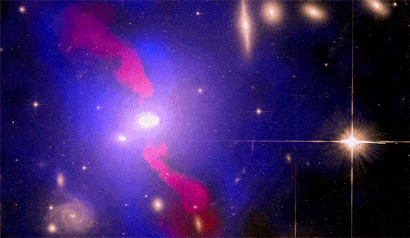 研究人员检测椭圆星系中的星级分娩的自我调节循环