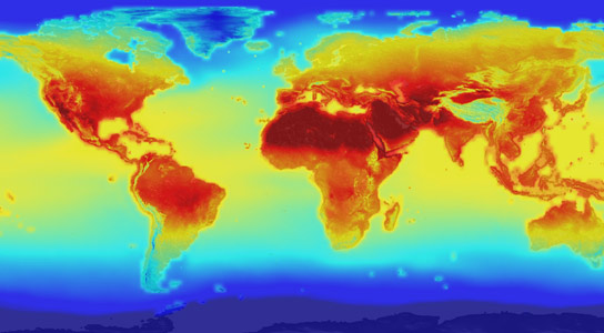NASA的新详细的全球气候变化预测