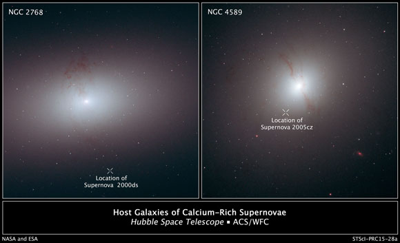 天文学家在“错误时间的错误地方”发现超新星