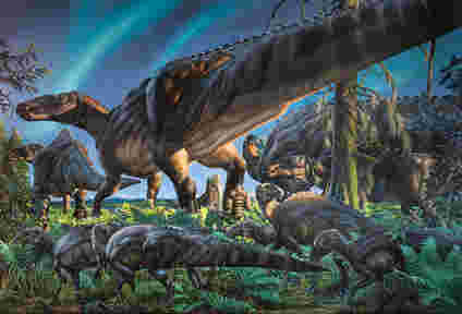 科学家发现了寒冷的恐龙遗迹