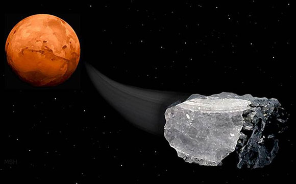 科学家发现火星陨石甲烷的证据