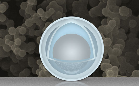 铝“蛋黄和壳”纳米粒子促进了锂离子电池的容量和功率