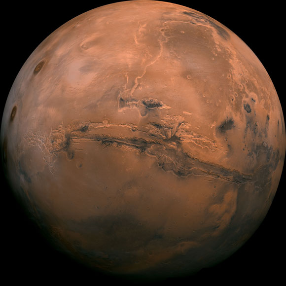 天文学家在火星上研究纹理尘暴