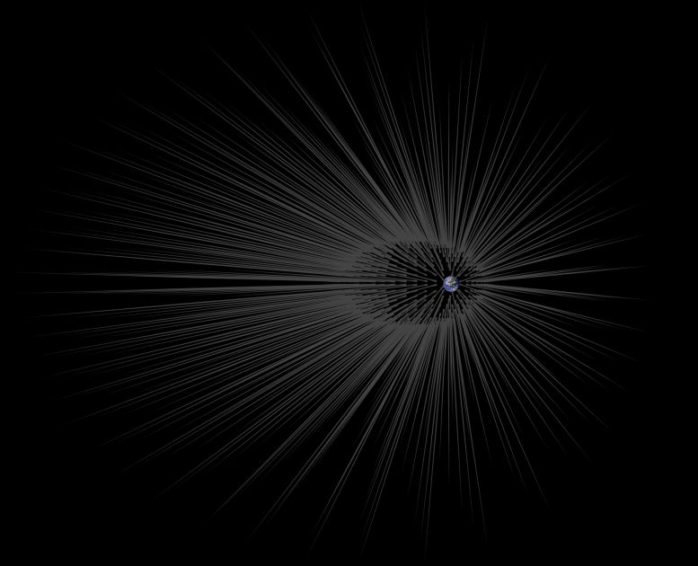 新的研究提出了致​​密的暗物质“毛发”从地球和其他紧凑型尸体蔓延