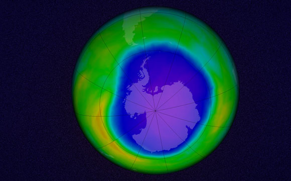 南极臭氧层显示出愈合的迹象