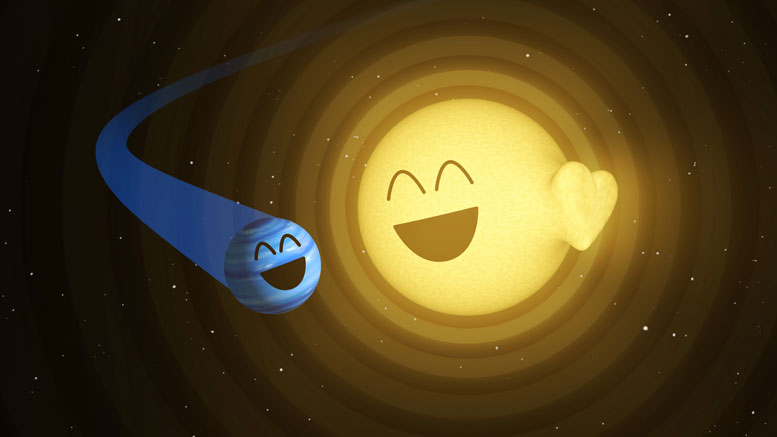 Spitzer Space Telescope检测行星诱导的恒星脉动