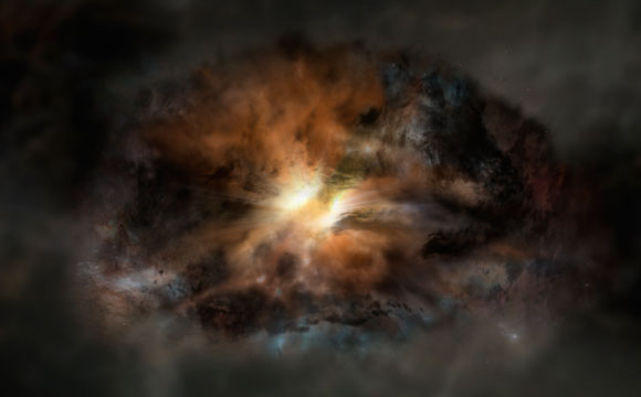 明智地揭示了大多数发光星系W2246-0526正在剥夺自身