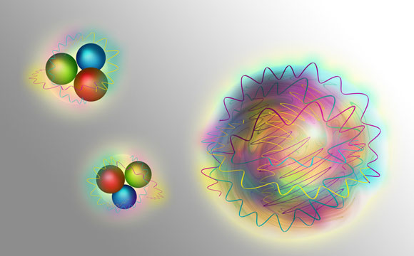 闪光球 - 纯粹由核力制成的粒子