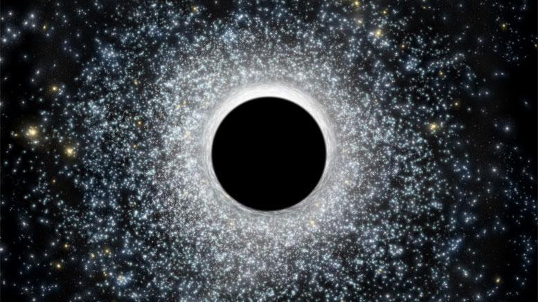 天文学家发现一个中间质量黑洞