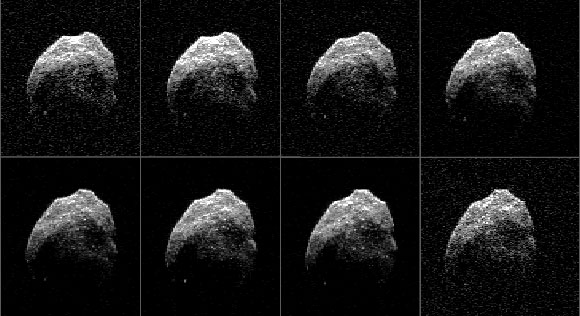 更新的雷达图像提供了关于小行星2015 TB145的新详细信息