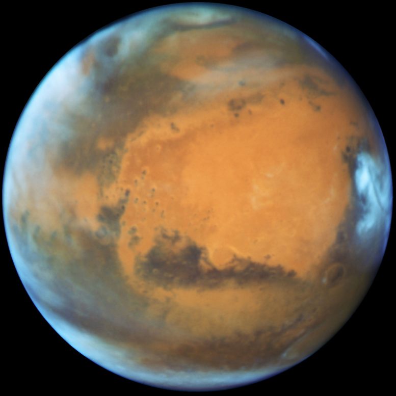 美国宇航局的詹姆斯韦伯太空望远镜将揭示火星的秘密