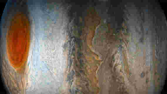 新junocam的木星图像