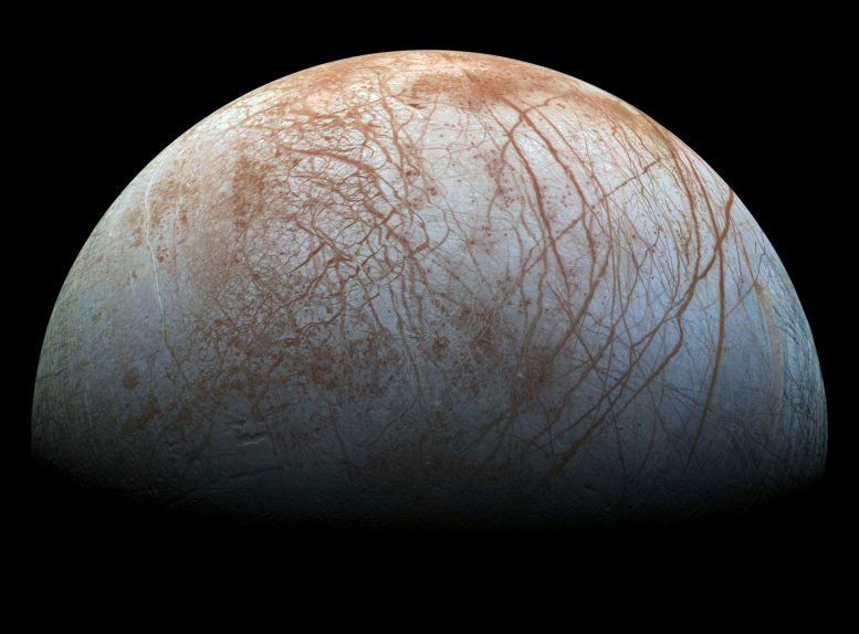 新的水热模型评估了木星月亮欧罗巴生活的可能性