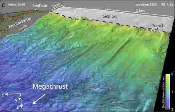 地球物理学家揭示了哥斯达黎加的Megathrust断层