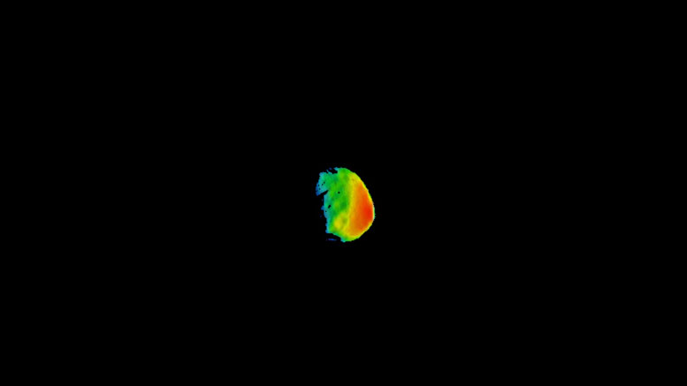 美国宇航局的火星奥德西在不同的灯光下观看Phobos
